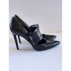 Kenneth Cole New York Water Black Leather Women's 9 Dress Pumps Regency S0070